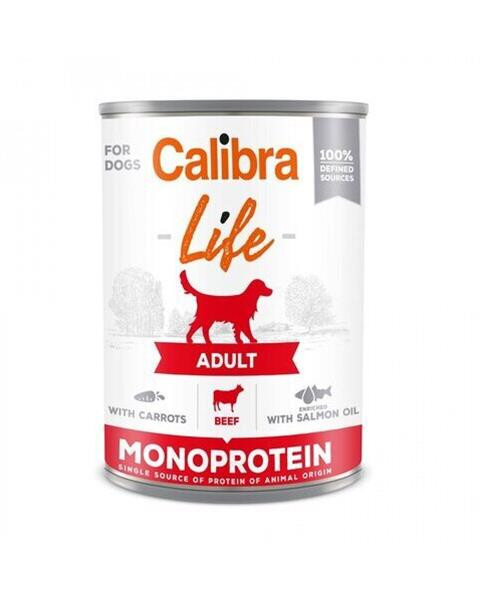 Calibra KONZERVA dog Adult Life Beef & Carrots 6 x 400g