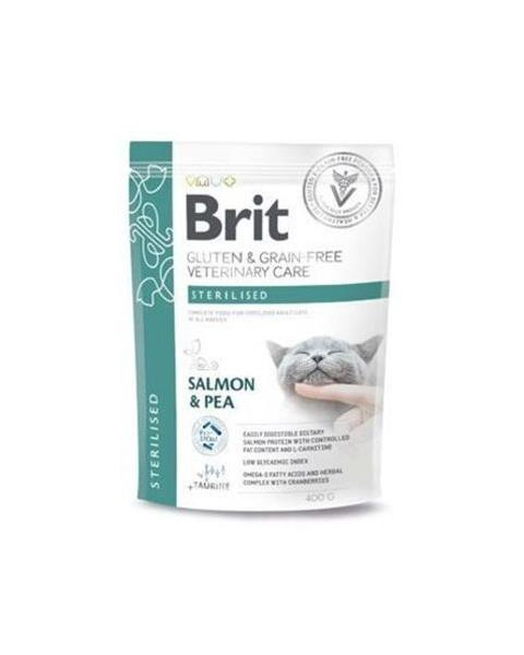 Brit Veterinary Diets GF cat Sterilised 400 g