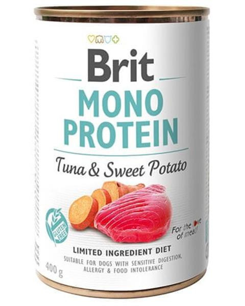 Brit Mono Protein Tuna & Sweet Potato 400 g konzerva