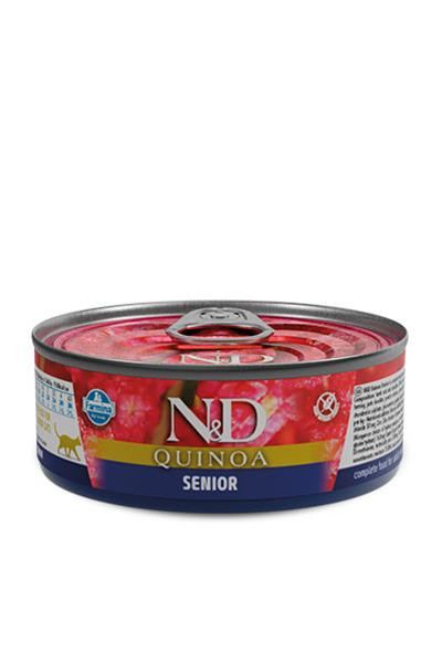 Farmina N&D cat QUINOA senior lamb konzerva 80 g