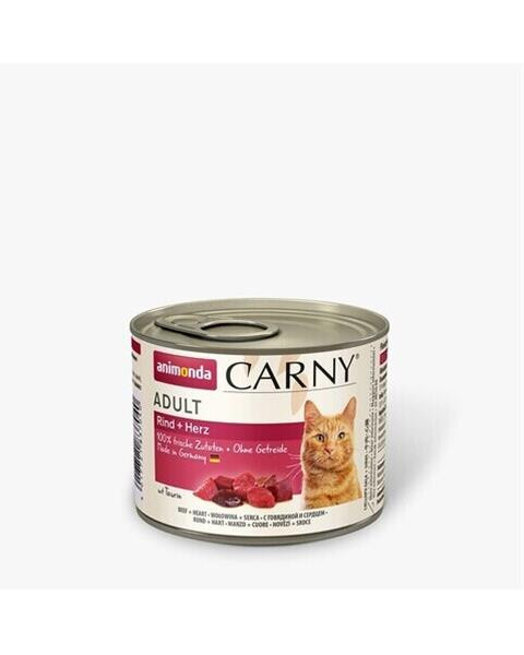 Animonda CARNY® cat Adult hovädzie a morčacie srdiečka bal. 6 x 200 g konzerva