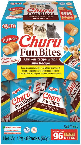 Pamlsok Inaba Churu Fun Bites cat tuniak 8 x 12 g