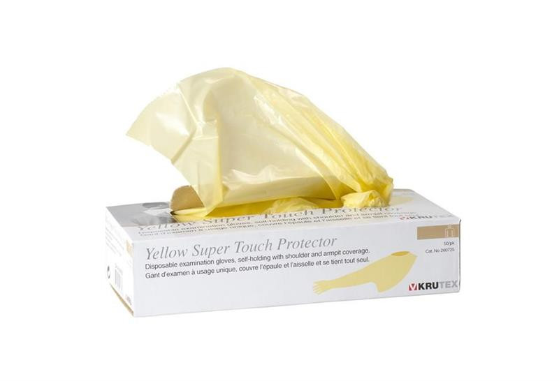 Rukavice vyšetr.KRUTEX super jemné s náramenníkom veľ. L 50 ks