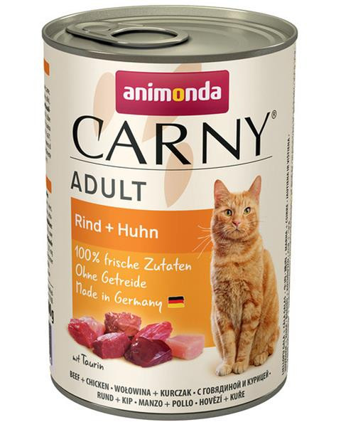 Animonda CARNY® cat Adult hovädzie a kura bal. 6 x 400 g konzerva