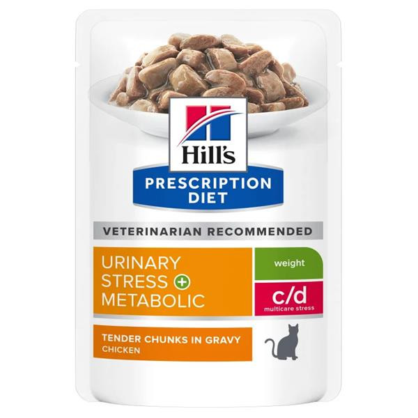 HILLS PD Fe c/d Adult URINARY STRESS+METABOLIC Kapsička 1 bal/12 x 85 g 