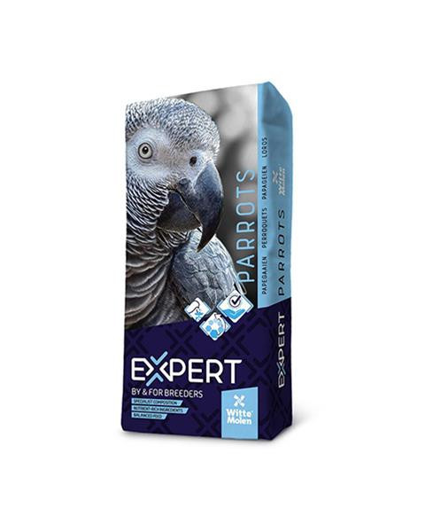 EXPERT Parrots Low Fat - zmes s nízkym obsahom tuku pre papagáje kakadu a amazoňany 15 kg