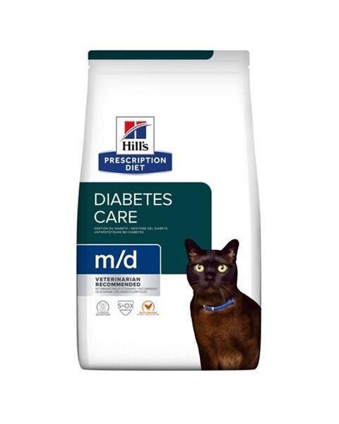 HILLS Diet Feline m/d Dry NEW 1,5 kg