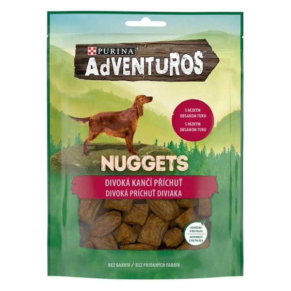 Pamlsok NESTLE dog ADVENTUROS Nuggets 90 g 