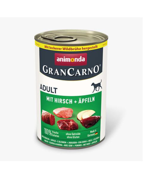 Animonda GRANCARNO® dog adult hovädzie,jeleň,jablko bal. 6 x 400g konzerva