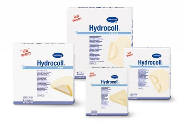 Kompres HYDROCOLL hydrokoloidný sterilný, vlhké hojenie 7,5 x 7,5 cm/10 ks