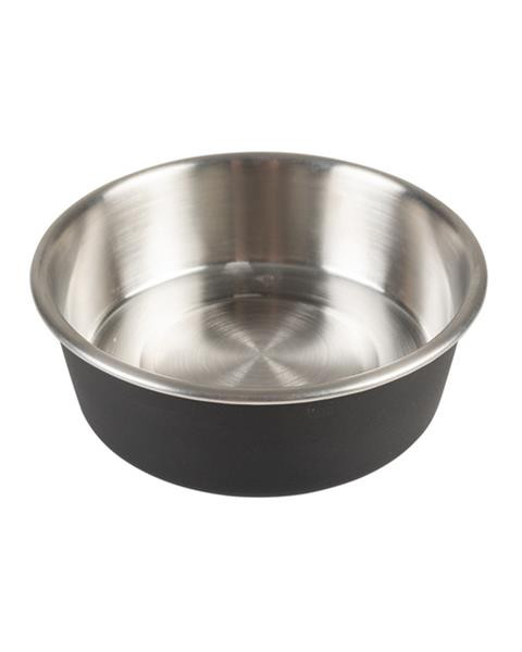 Miska DUVO+ na kŕmenie matná čierna nerez s priemerom 20,3 cm 1500 ml