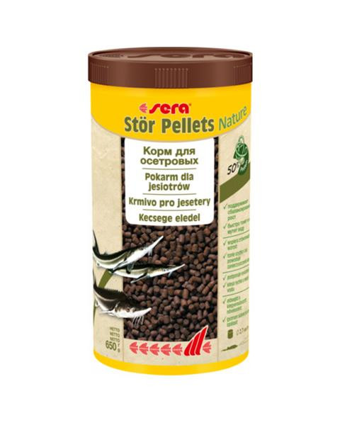 Sera Sturgeon Pellets Nature krmivo pre menšie jesetery 1000 ml