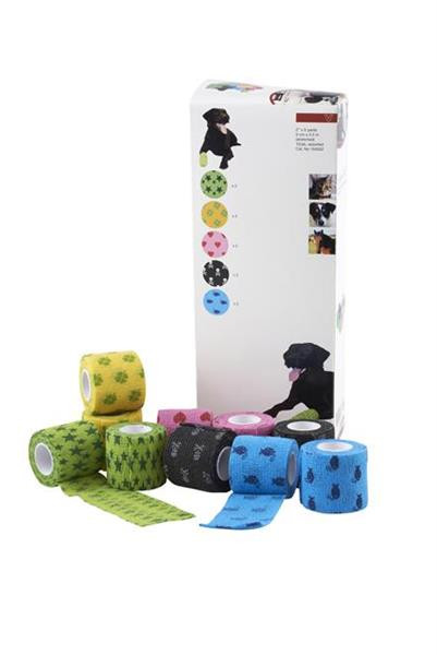 Bandáž KRUUSE Fun-Flex Pet 5 cm x 4,5 m, 10 ks