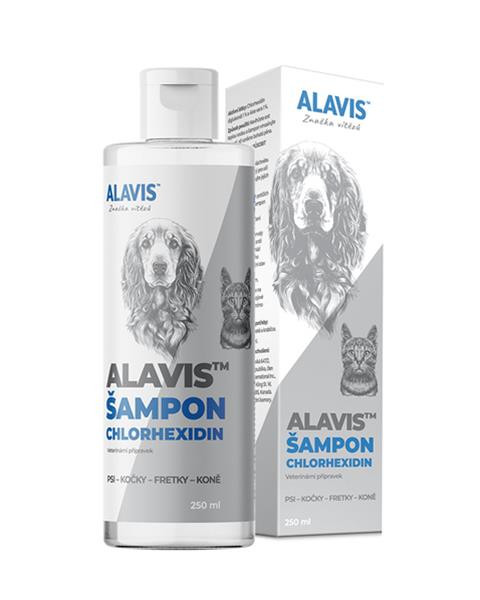 ALAVIS Šampón chlorhexidin 250 ml