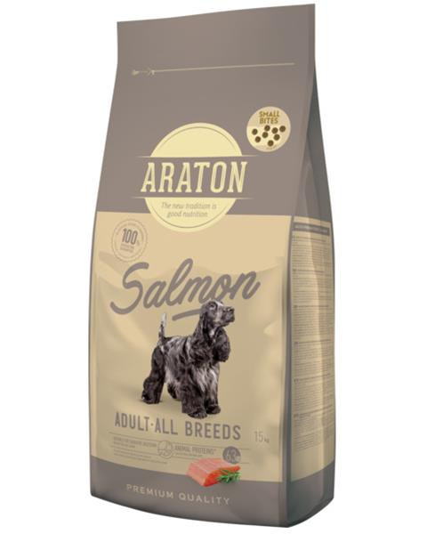 ARATON dog adult salmon small 15+1 kg