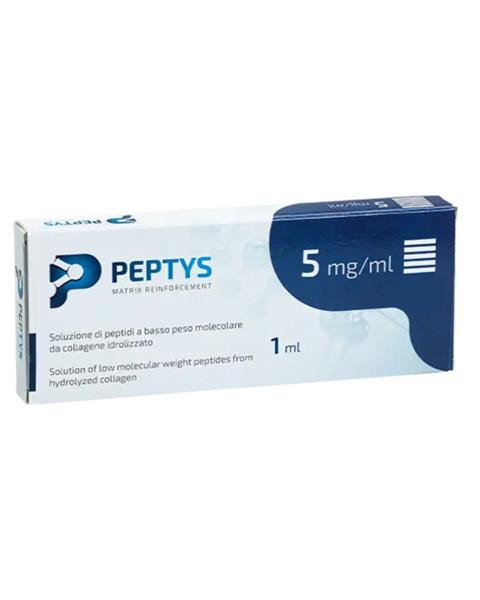 PEPTYS 5 roztok peptidov PEP-51 z kolagénu 5 mg/ml (injekcia predplnená, nízkomolekulárne peptidy (LWP) 1x1 ml)