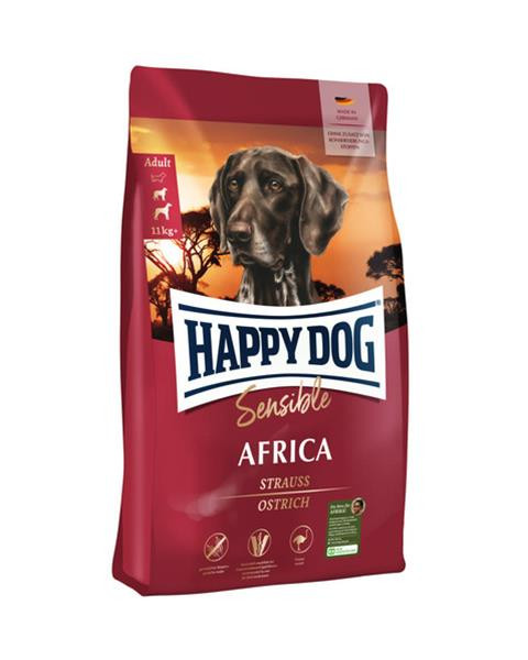 Happy Dog SUPER PREMIUM - Supreme SENSIBLE - Africa pštros a zemiaky 1 kg