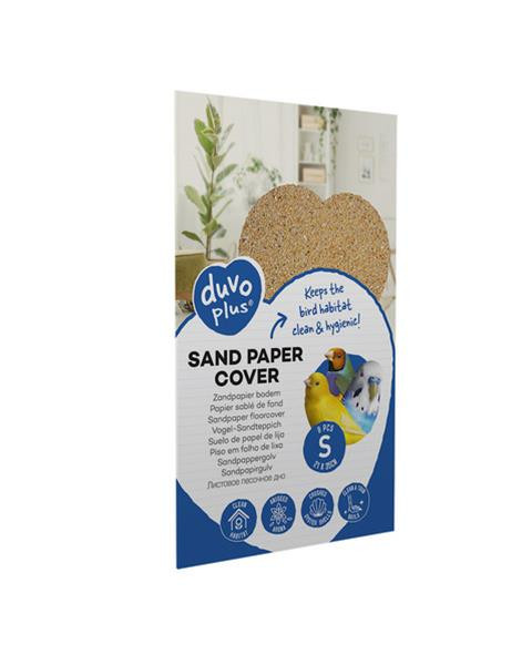 Podložka DUVO+ z brúsneho papiera do vtáčej klietky S 8 ks/bal. 21 x 35 cm