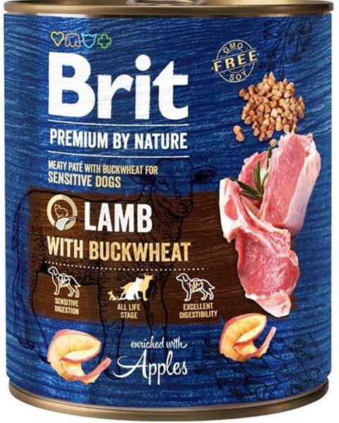Brit Premium by Nature dog Lamb with Buckwheat 6 x 800 g konzerva 