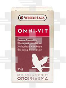 VL Oropharma Omni Vit- prášok pre kondíciu na výstavy, súťaže a pred vábením 25 g