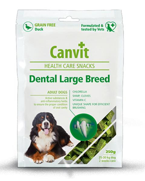 Pamlsok Canvit Health Care dog Dental Snack Large Breed 250 g
