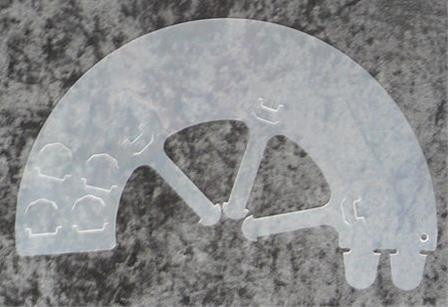 Golier ochranný Clic číry 35 cm