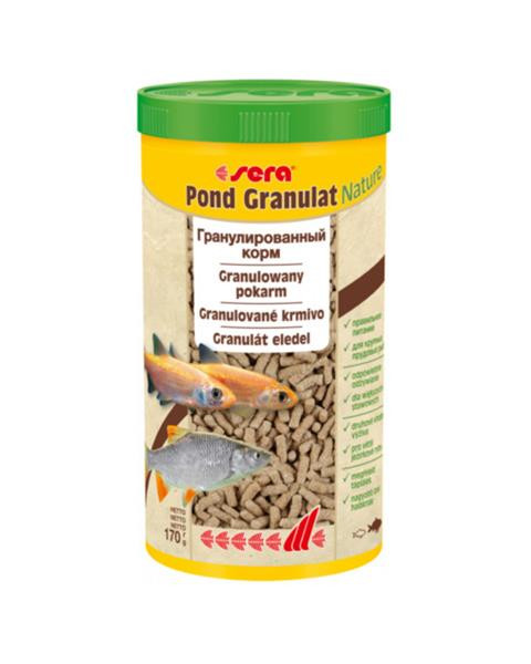 Sera Pond Granulat Nature krmivo pre jazierkové ryby 3800 ml