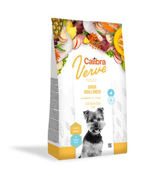 Calibra Dog Verve GF Junior Small Chicken & Duck 1,2 kg