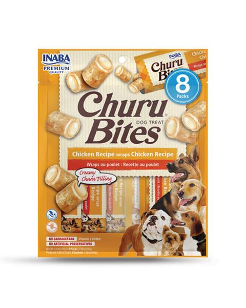 Pamlsok Inaba Churu Bites dog Kura 8 túb 96 g
