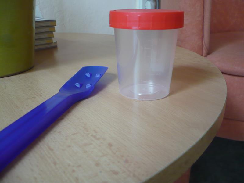 Lyžica odberová na vyšetrenie TSE u oviec