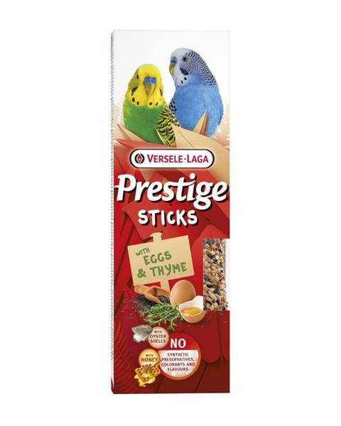 Pamlsok VL Prestige Sticks Small Parakeets with Eggs & Thyme 2 ks- tyčinka pre andulky s vajciami a tymiánom 60 g