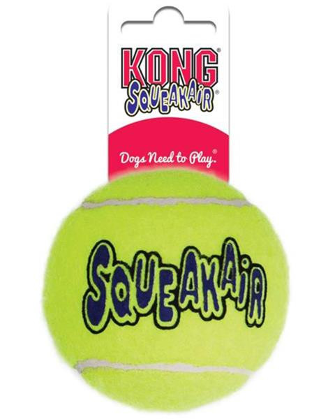 Hračka Kong Dog SqueakAir Lopta s pískatkom tenis, guma vulkanizovaná, XL