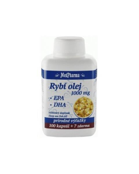 Rybí olej 1000 mg + EPA + DHA 107 tbl.