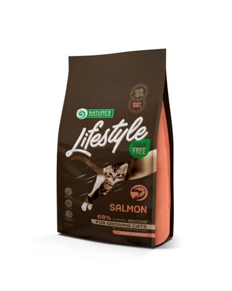 Natures P Lifestyle cat kitten salmon 1,5 kg