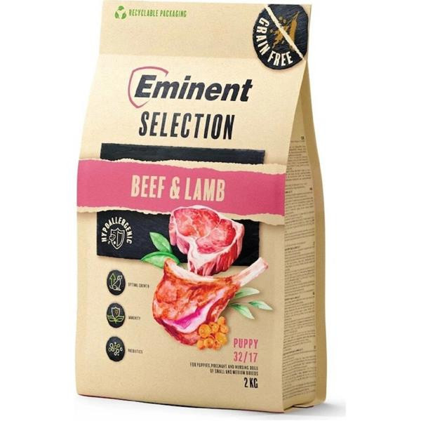 Eminent dog Selection Puppy Beef & Lamb 2 kg 
