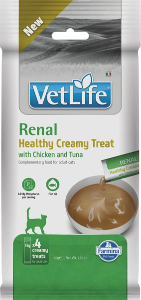 Pamlsok Farmina Creamy Vet Life Cat Renal with Chicken & Tuna 60 g