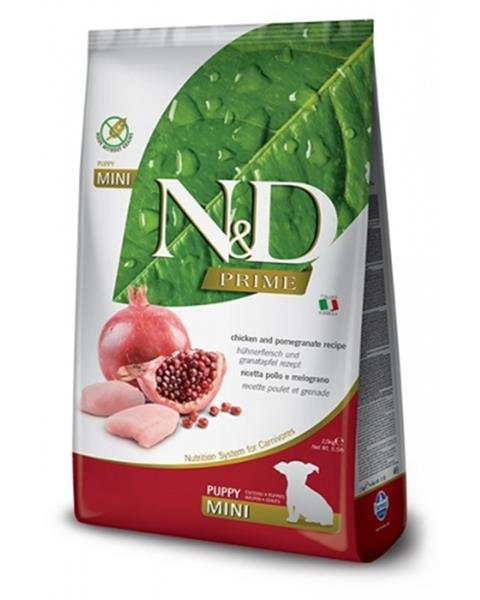 Farmina N&D dog PRIME (GF) puppy mini, chicken & pomegranate 0,8 kg
