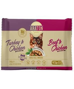 ARATON cat adult sterilised KAPSIČKA wet set 4 x 85 g