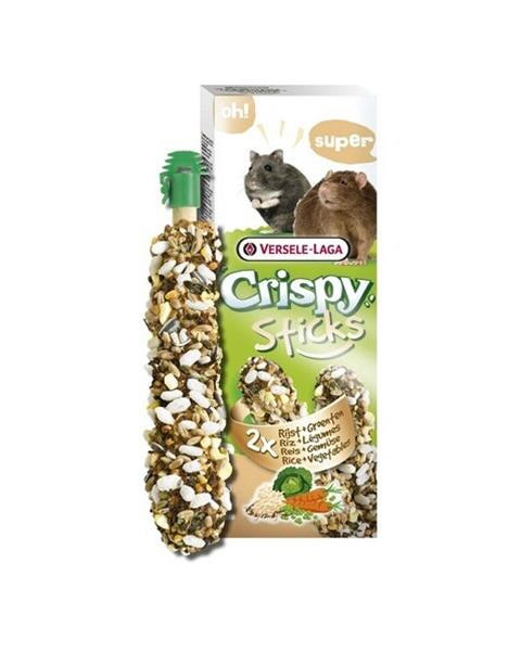 Pamlsok VL Crispy Sticks Hamsters-Rats Rice & Vegetables-ryža a zelenina, škrečok/potkan 2 ks 110 g