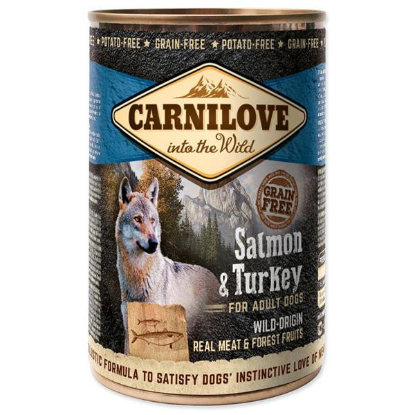 Carnilove dog WM Salmon & Turkey Grain Free 400 g konzerva