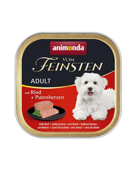 Animonda Vom Feinsten dog ADULT hovädzie a morčacie srdiečka bal. 11 x 150 g