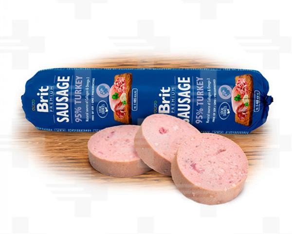 Saláma BRIT dog Turkey 800 g