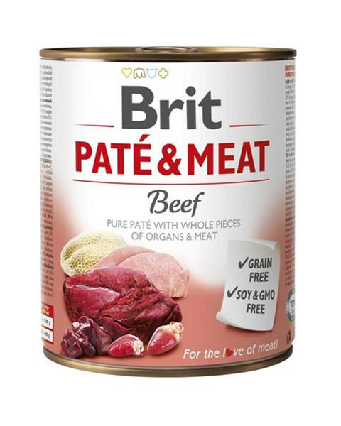 Brit Paté & Meat Beef 6 x 800 g konzerva