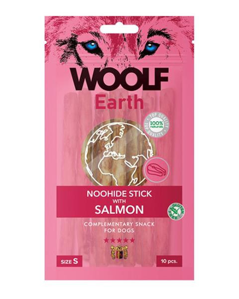 Pamlsok Woolf Dog Earth NOOHIDE S Salmon 90 g