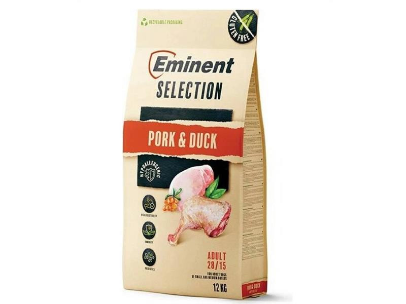 Eminent dog Selection Adult Pork & Duck 12 kg