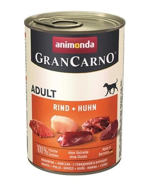 Animonda GRANCARNO® dog adult hovädzie a kura bal. 6 x 800g konzerva