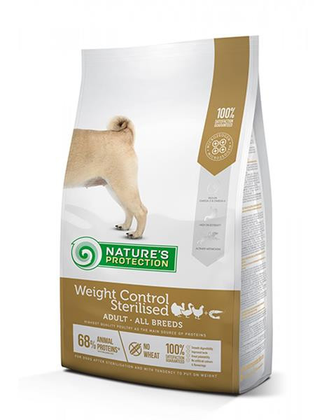 Natures P dog adult weight control sterilised poultry with krill all breeds 12 kg