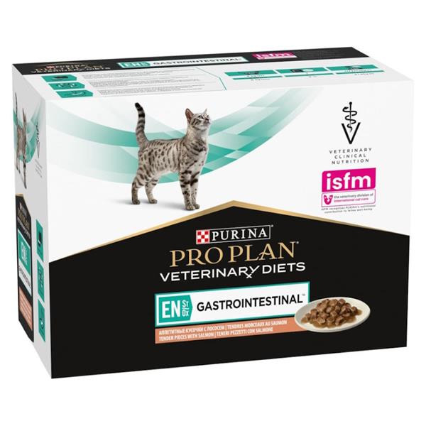 Purina VD Feline - EN St/Ox Gastroint. Salmon kapsička 10x85 g