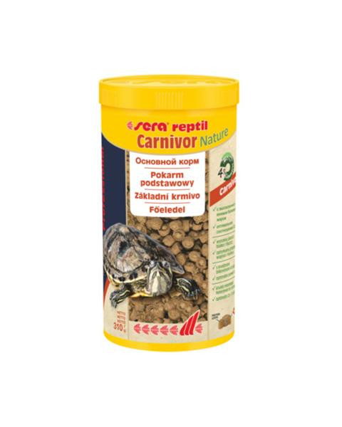 Sera Reptil Professional Carnivor Nature krmivo pre mäsožravé reptílie a vodné korytnačky 1000 ml
