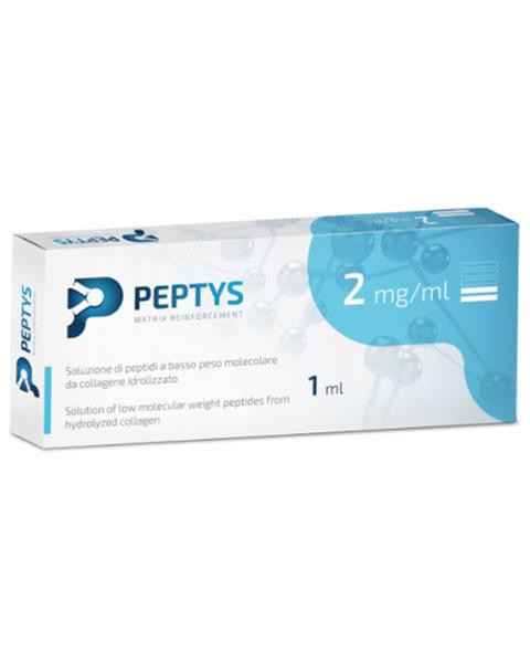 PEPTYS 2 roztok peptidov PEP-21 z kolagénu 2 mg/ml (injekcia predplnená, nízkomolekulárne peptidy (LWP) 1x1 ml) 